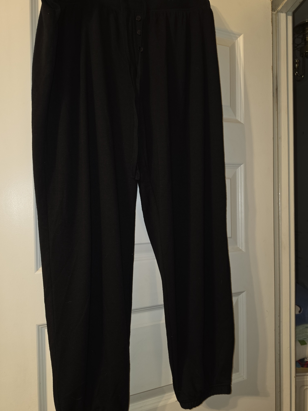 Women's Black Cozy Lounge Pajama Pants